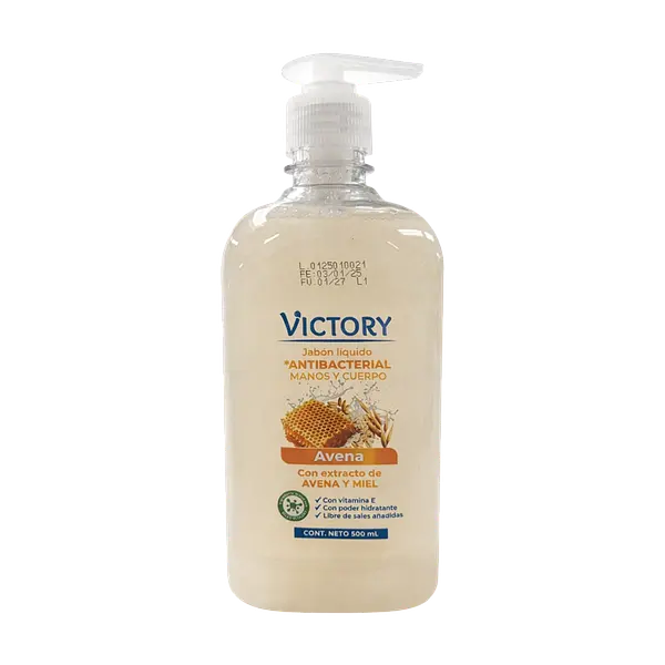 Jabón Líquido Manos Y Cuerpo Avena Victory