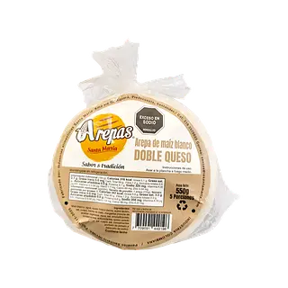 Arepa Doble Queso Santa María