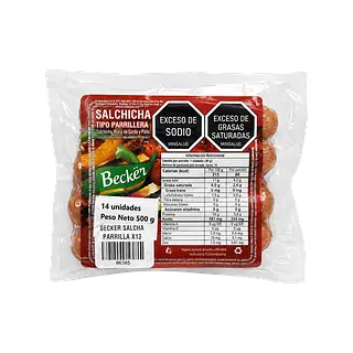 Salchicha Parrilla Becker