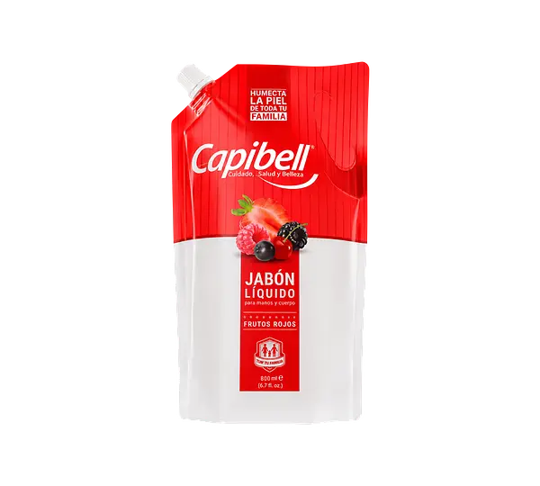 Jabón Líquido Frutos Rojos Capibell