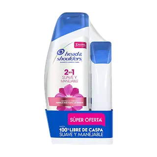 Shampoo + Acondicionador Suave&Manejable 2en1 H&S
