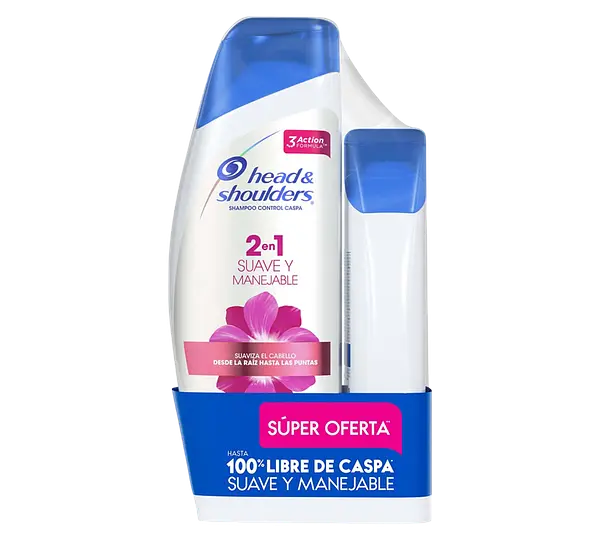 Shampoo + Acondicionador Suave&Manejable 2en1 H&S
