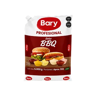 Salsa Bbq Bolsa Galón Bary